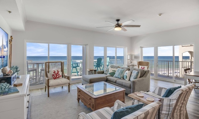 Seagrove Beach Condo | Fall Stays Available! "Sago Sands 202" 3 Adult Bikes! Community Pool! Gulf Front!