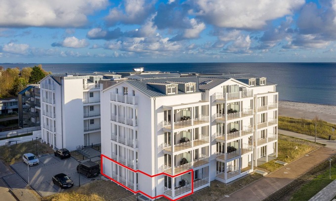 Grossenbrode Apartment | Familienfreundliches Apartment am Meer mit Balkon und Hauseigenem Saunabereich