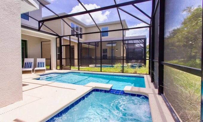 Kissimmee House | Family 5bd w/Pool Spa and Near Disney 2767