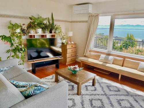 Tahunanui House | Family and pet friendly with stunning seaviews