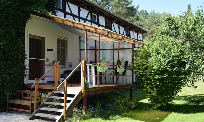 Oberhavel Apartment | Family apartment directly at the playground with terrace