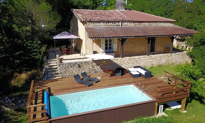 Saint-Front-sur-Lemance Cottage | Family cottage with private pool, sleeps 5 in Lot Et Garonne, Aquitaine