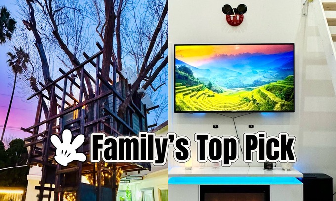 Cambrian House | Family Favorite-Mickey Dream Loft + TREE house, A Tiny Home Adventure