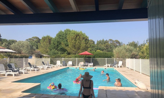 Saint-Christol-Les-Ales House | Family holiday home swimming pool. Pet accepted near Anduze, Ales, Gard