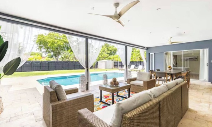 Plantation House | Family-Friendly 4BR 3BA Vacation Rental with Private Pool Near Hard Rock Casino
