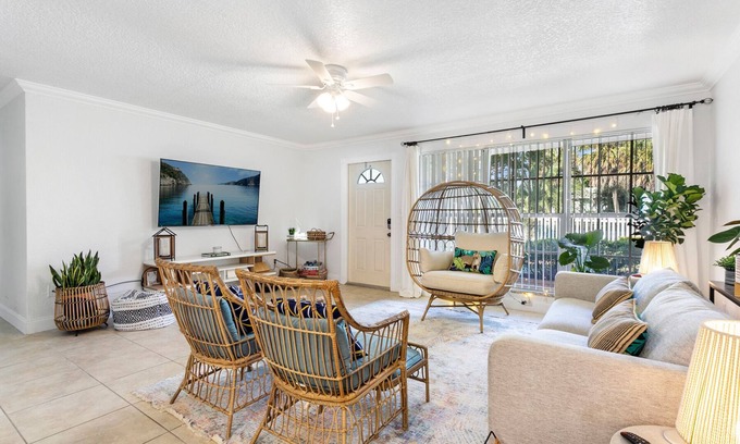 Cypress Point House | Family-Friendly: Beach House Near Pompano Pier, Beach, Shops & Top Restaurants.