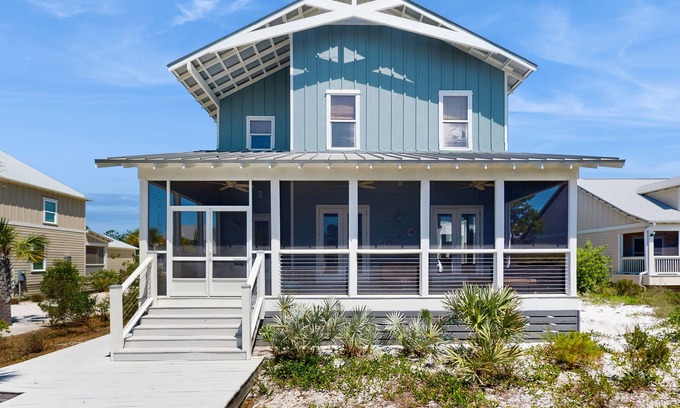Port St. Joe House | Family-Friendly Getaway w/a Large Balcony & Patio - Steps from the Sand