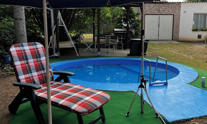 Balatonfoldvar Apartment | Family friendly Private pool Quiet location, own garden Walking distance to Lake Balaton