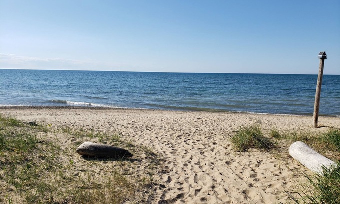 Port Austin House | Family Friendly Lake House with Private Beach and Spectacular Sunset Views