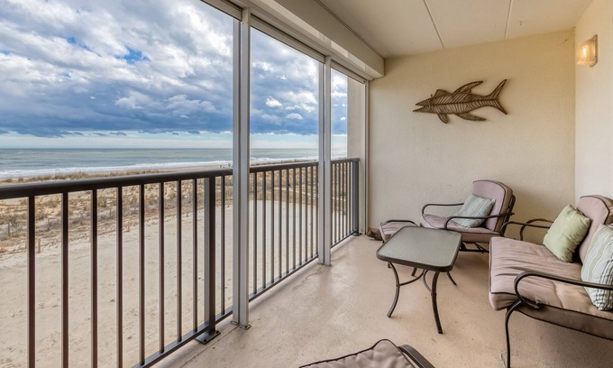 North Ocean City Condo | Family-friendly oceanfront condo w/private balcony - stunning views!