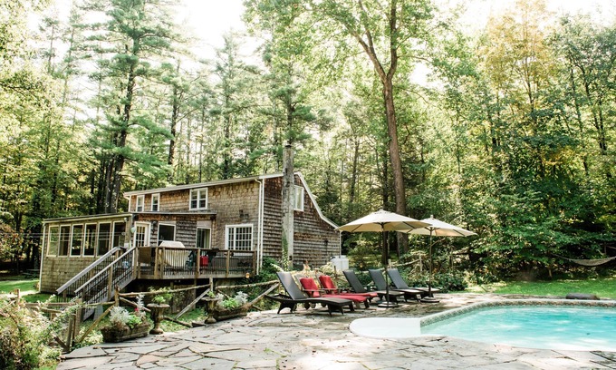Bearsville House | Family-Friendly Retreat Close to Town w/Heated Pool & Hot Tub on 3 Acres