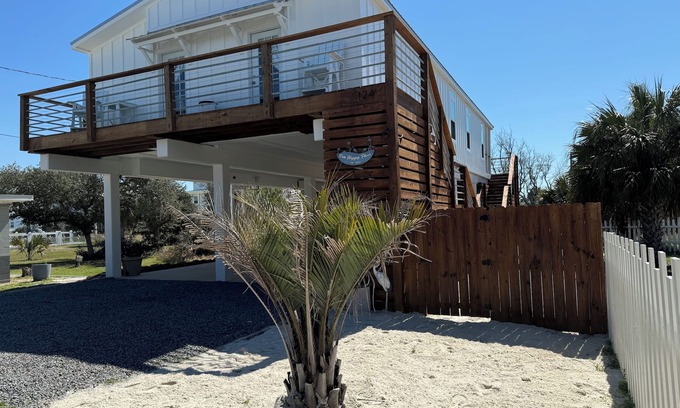Port St. Joe House | Family Fun only steps away from Saint Joe Beach! Gulf Views! Swim Spa 15ftx7ft!