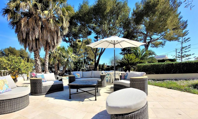 Cros-de-Cagnes House | FAMILY PROPERTY 200 m² on 6000 m Swimming pool, bowling green, children's playground
