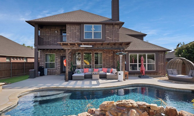Denton County House | Family Resort-Style Oasis with Pool & Playground; 2026 FIFA World Cup