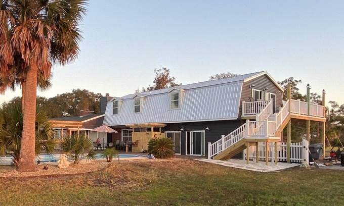 St. Marys House | Family Reunion Estate for 23 with pool and incredible island views.