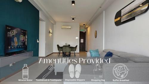 Tanjung Bungah House | Family Seaview Suite with 3 Rooms by The Only Bnb