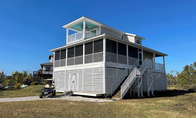Placida House | Family Tides on LGI - Golf Cart Included