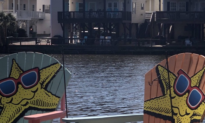 Surfside Beach House | Family Times Site 311 @ Ocean Lakes with elevator.