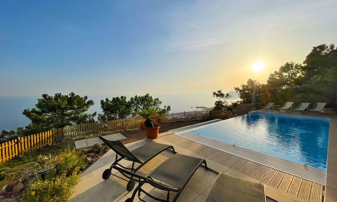 Antheor Villa | Family villa with Unique Sea view for 11people