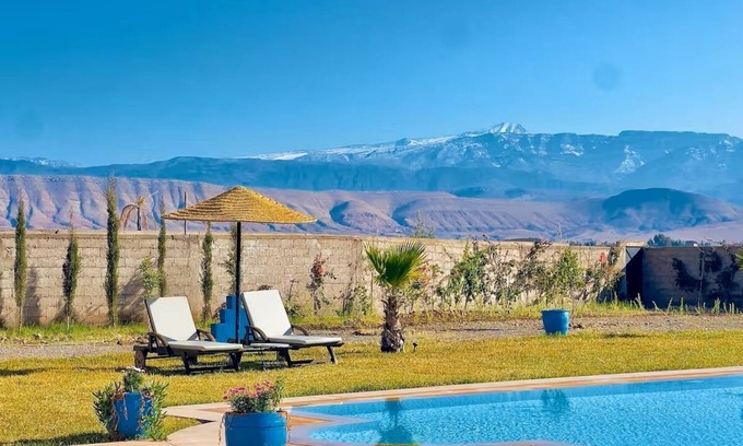 Ait Faska Villa | Family villa with swimming pool and a wonderful mountain view