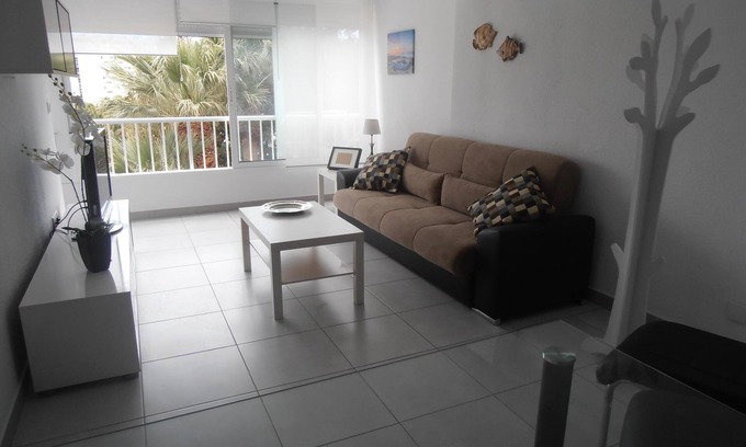 Playa de San Juan Apartment | FANTASTIC LOFT APARTMENT ON THE BEACH WITH ALL SERVICES (WIFI, A/C)