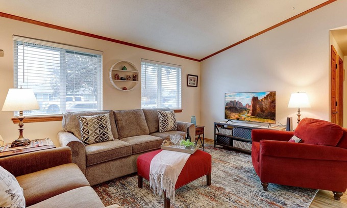 Redmond House | Fantastic Redmond Retreat, Updated Throughout, Quiet Street, Huge Deck and Backyard, A/C, & More