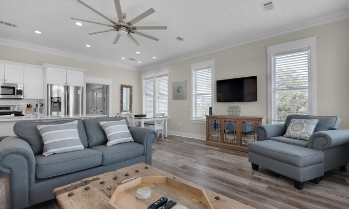Seacrest Beach House | FANTASTIC RENOVATION! STEPS TO LAGOON POOL! BEST SEACREST BEACH LOCATION!