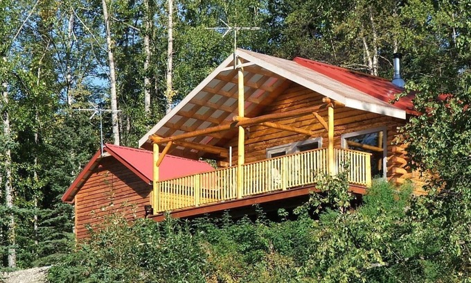 Buffalo Soapstone Cabin | Fantastic views of snow covered mountains
