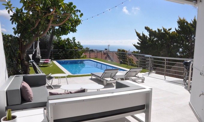 Sitges Town Center Villa | Fantastic Villa with private pool and terrific views!