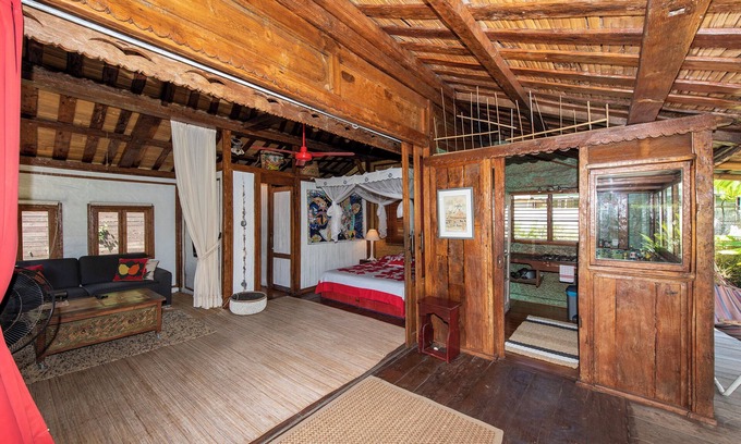 Moorea-Maiao House | FARE TEAK with PALAPA and shared pool