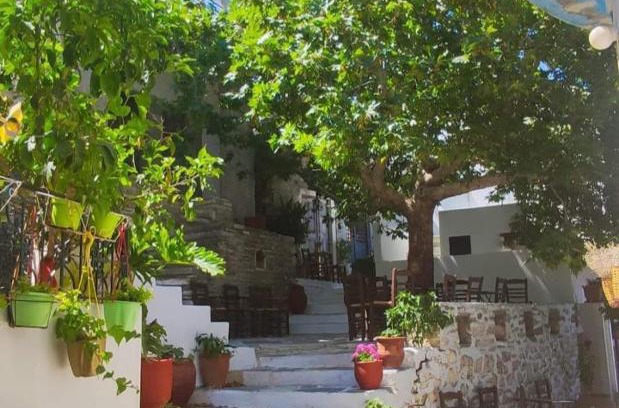 Filoti House | Fasolas square studio 15m2 is located 30 stairs up from the main road and it is in the old market fasolas and next to the museums