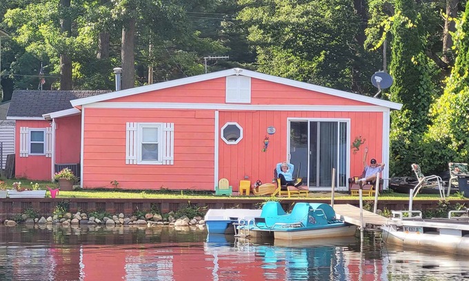 Vestaburg House | Feel right at home! Traditional family cabin feel with a clean modern base.