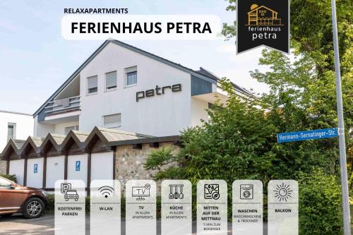 Radolfzell am Bodensee Apartment | Ferienhaus Petra - Großzügige Ferienwohnungen in bester Bodenseelage l 1 Minute zum Bodensee l 7 Ferienwohnungen l Vollausgestattete Küchen l Gratis-WLAN l Gratis Parkplätze l Mitten auf der Mettnau