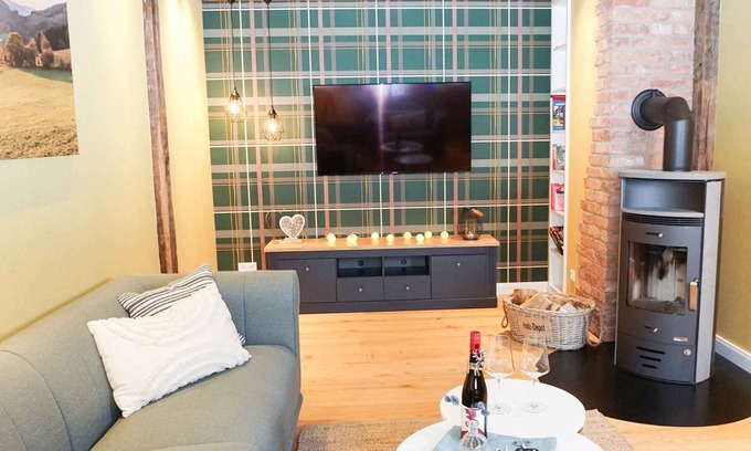 Ortsmitte Apartment | Ferienhaus mit 108qm, 3 Schlafzimmer für Max. 6 Personen