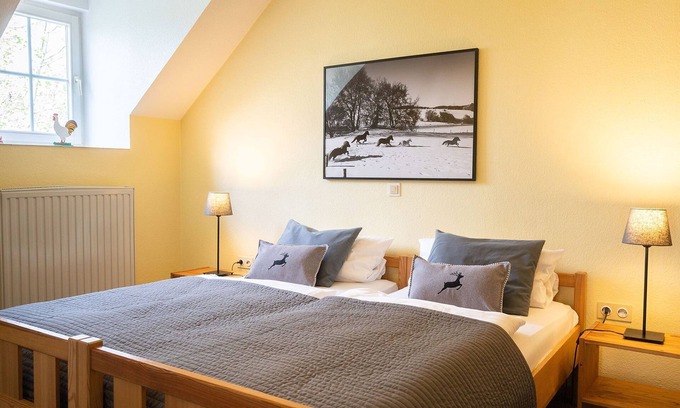 Brilon Apartment | Ferienhof Homann Sauerland Bauernhof 4, 70sqm, 1 bedroom, 1 living/bedroom, max. 4 persons