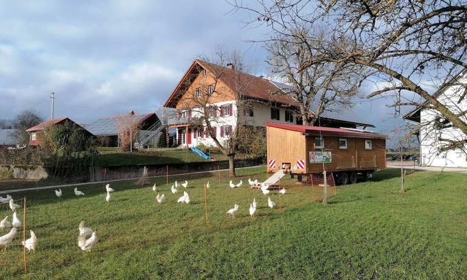 Grunkraut Condo | Ferienhof Kornmayer Nat(UR)laub auf dem Bauernhof Holiday apartment 1 (ground floor) Apple