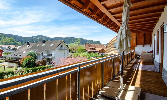 Schnellingen Apartment | Ferienwohnung Kinzigtalblick, 62qm, 2 Schlafzimmer, max. 4 Personen