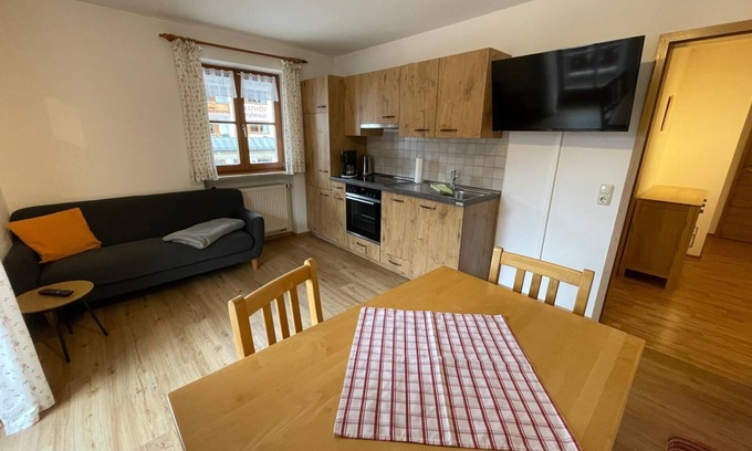 Konigssee Apartment | Ferienwohnung Grünstein, 2 bis 4 Personen, 54 qm, Balkon