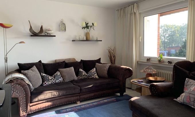 Rheine Apartment | Ferienwohnung Eschendorf mit 1 Schlafzimmer
