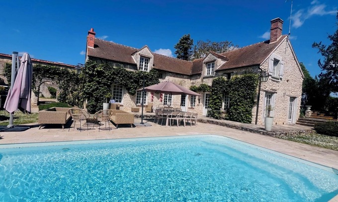 Buthiers Other | Fermette swimming pool petanque near forest fontainebleau