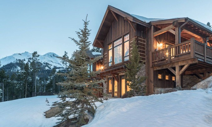 Big Sky Condo | Festive Dates Available! Ski In, Ski Out! Moonlight Basin Condo. Private Hot Tub. Panoramic Views.
