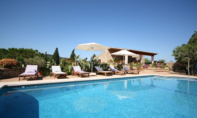 Cas Concos Villa | Finca restaurada con piscina, vistas al mar y en una preciosa ubicación montañosa - Can Ramon