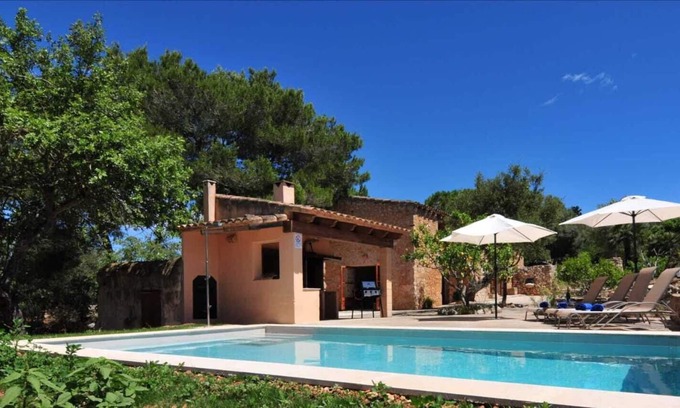 Sant Llorenc des Cardassar Cottage | Finca Son Torró-Landviews-Pool-BBQ-Ideal Family