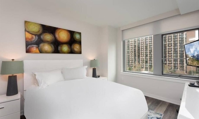 Reston Apartment | Fireplace Lounge, Pool & Fitness Center | Near Lake Fairfax Park