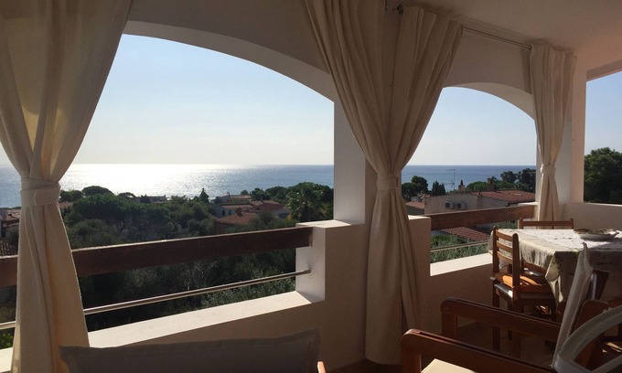 Sarroch Apartment | First floor apartment with sea view veranda PORTO COLUMBU