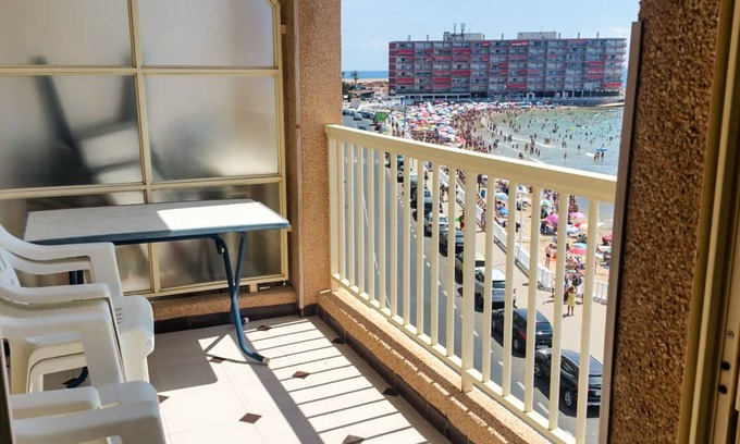 Lo Rufete Apartment | FIRST LINE BEACH FRONT FANTASTIC SEEVIEWS A/A WIFI 3ROOMS 2 BATHROOMS