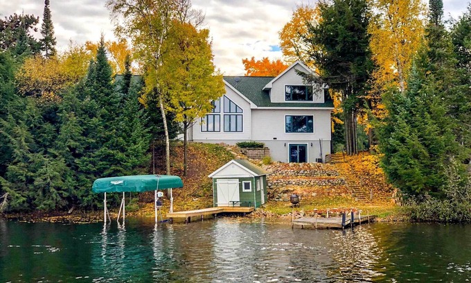 Rhinelander House | Fishing Haven: Family Home on Indian Lake