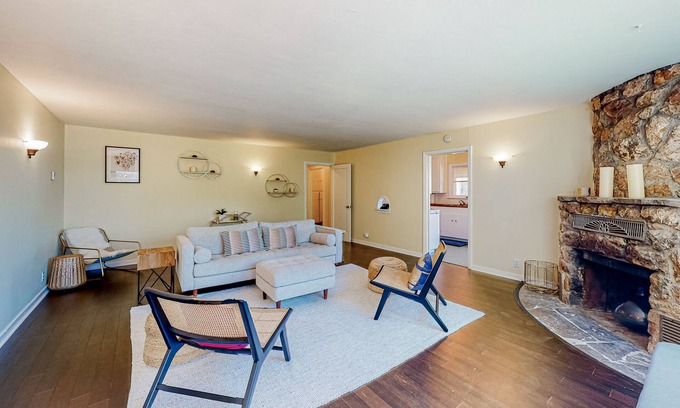 Healdsburg House | Fitch Mountain Cabin | Main house with river views, hot tub, decks, Ping-Pong
