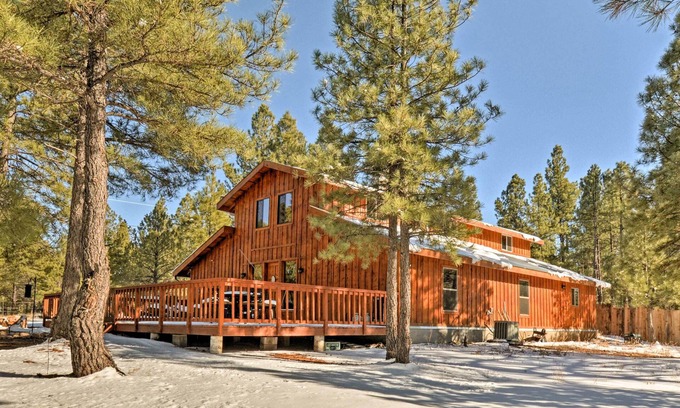 Flagstaff Cabin | Flagstaff Cabin on 5 Acres w/Fireplace & Fire Pit