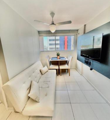 Loteamento Oceania II Apartment | Flat com 2 Qts próx a praia, shoppings, mercados, restaurantes e padarias
